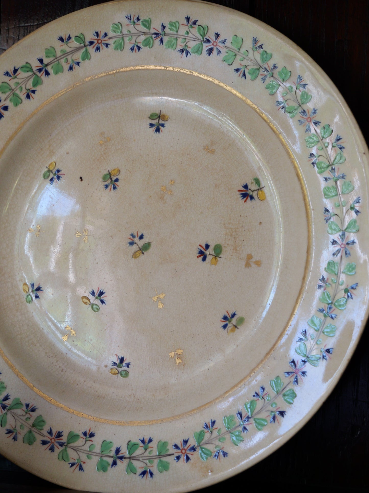 Antique Hand-painted Plate