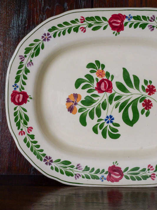 Vintage Hand Painted Platter #3