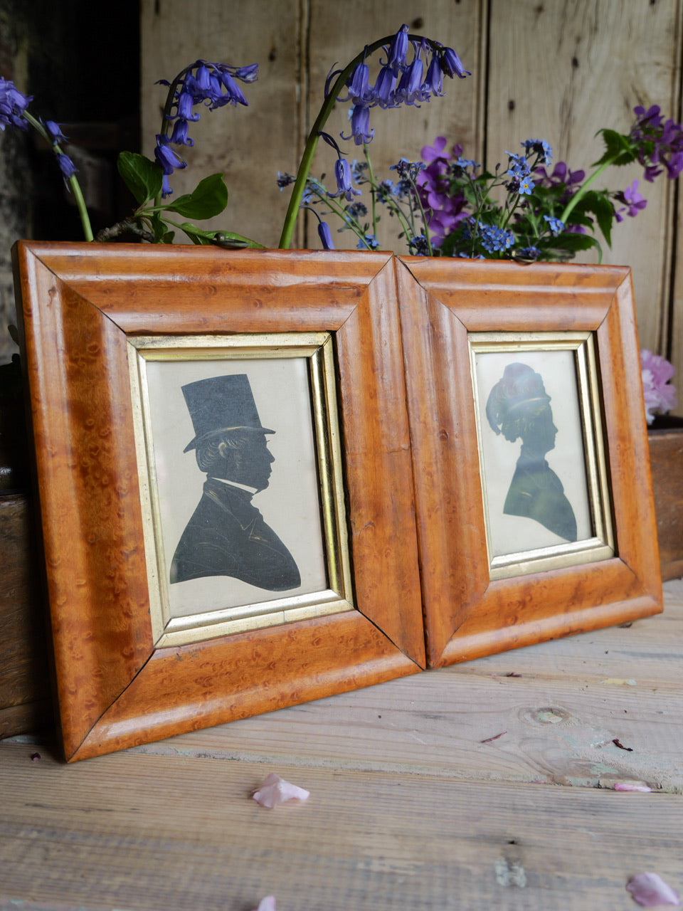 Pair of 19th Century Silhouettes