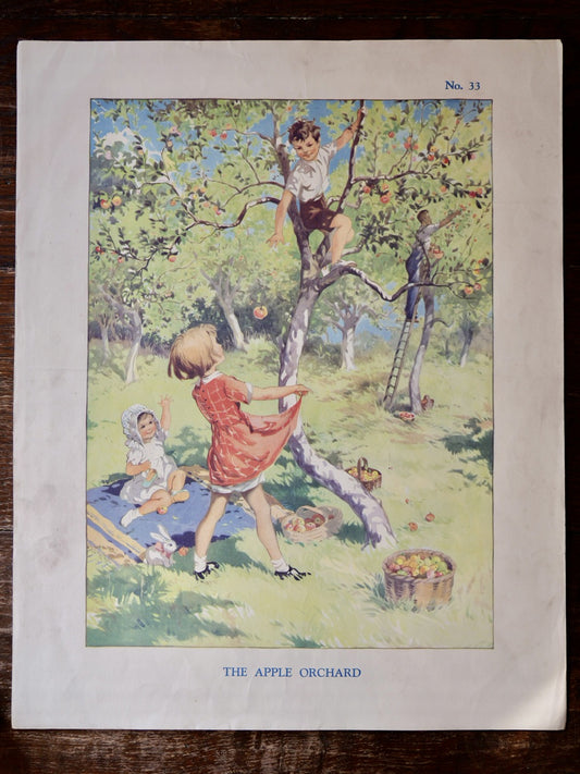 Vintage Poster - The Apple Orchard