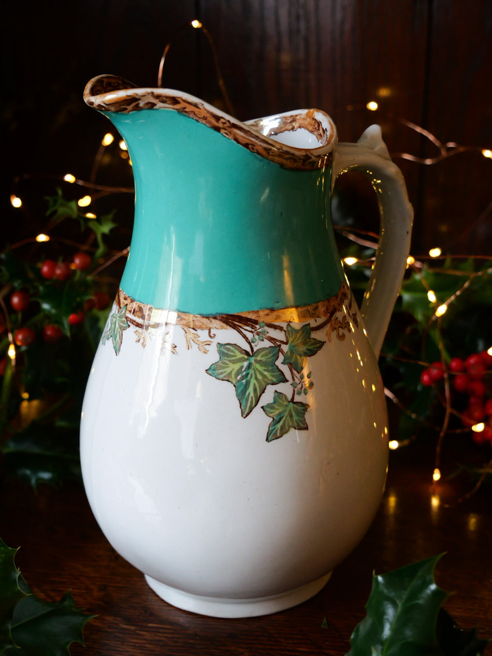 Victorian Ivy Lustre Jug