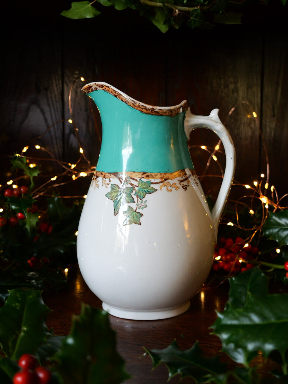 Victorian Ivy Lustre Jug