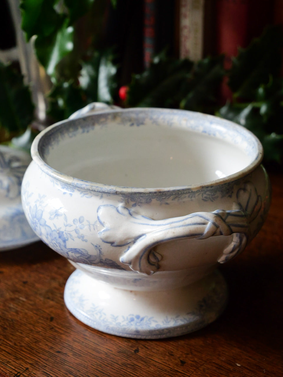 Antique Asiatic Pheasant Sauce Tureens (Set of Two)