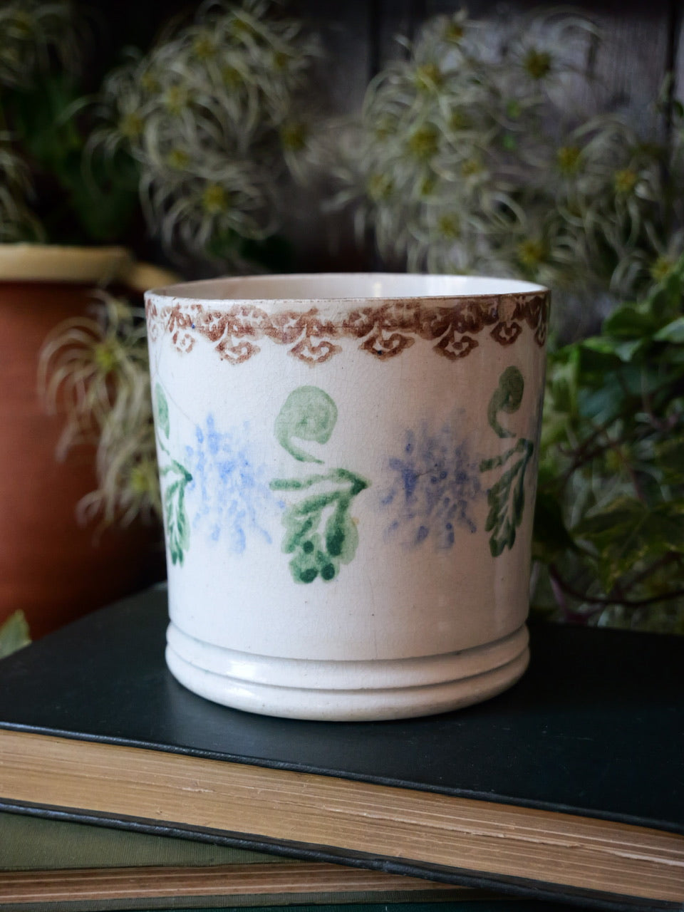 Antique Spongeware Mug #1
