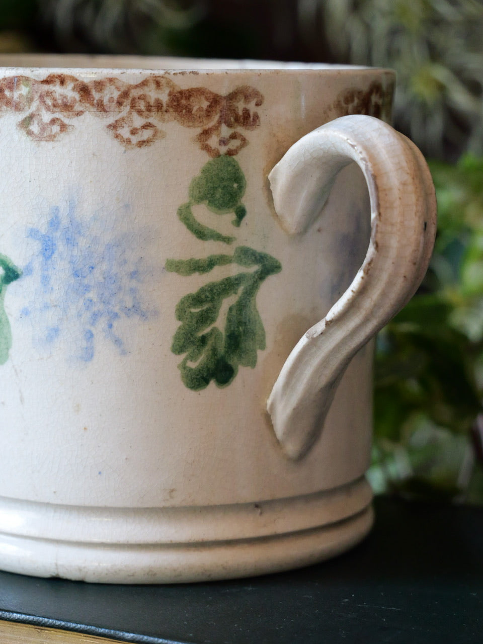 Antique Spongeware Mug #1