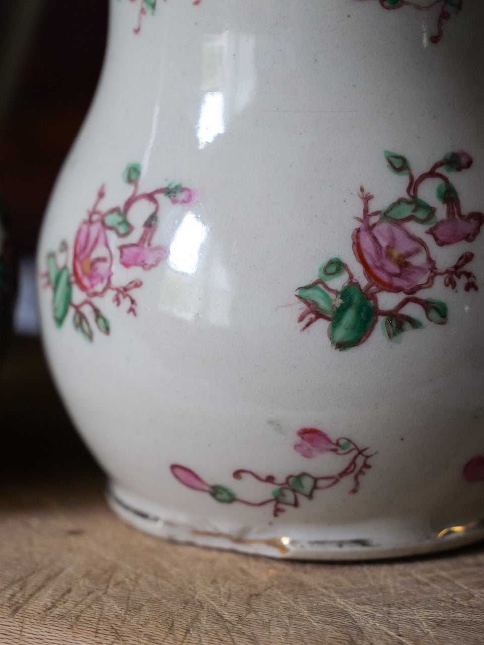 Vintage French Floral Jugs - Set of 3