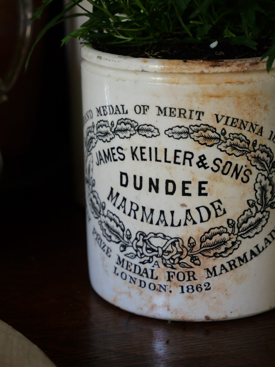 Antique James Keiller & Sons Marmalade Pot