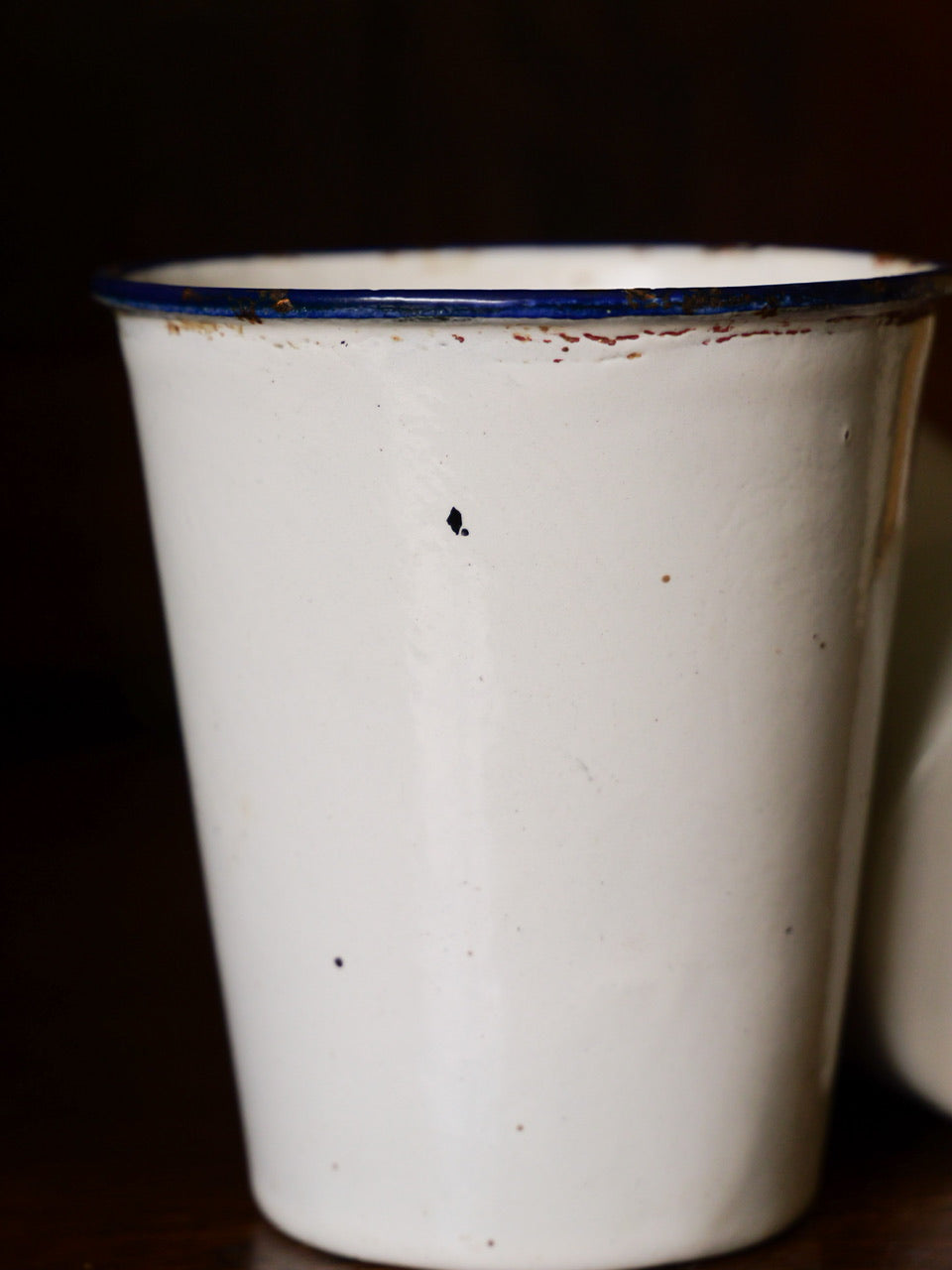 Vintage Enamel Tumbler Set