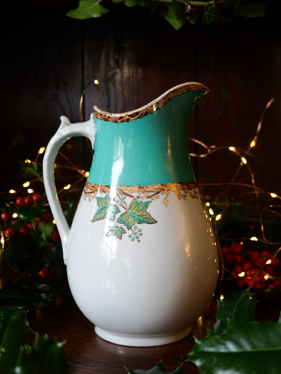Victorian Ivy Lustre Jug