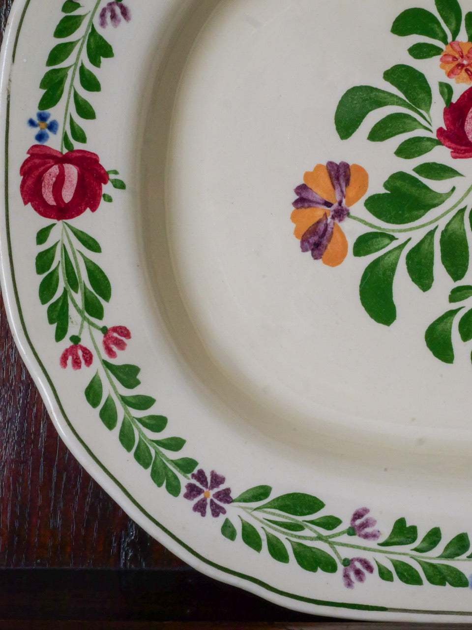 Vintage Hand Painted Platter #3