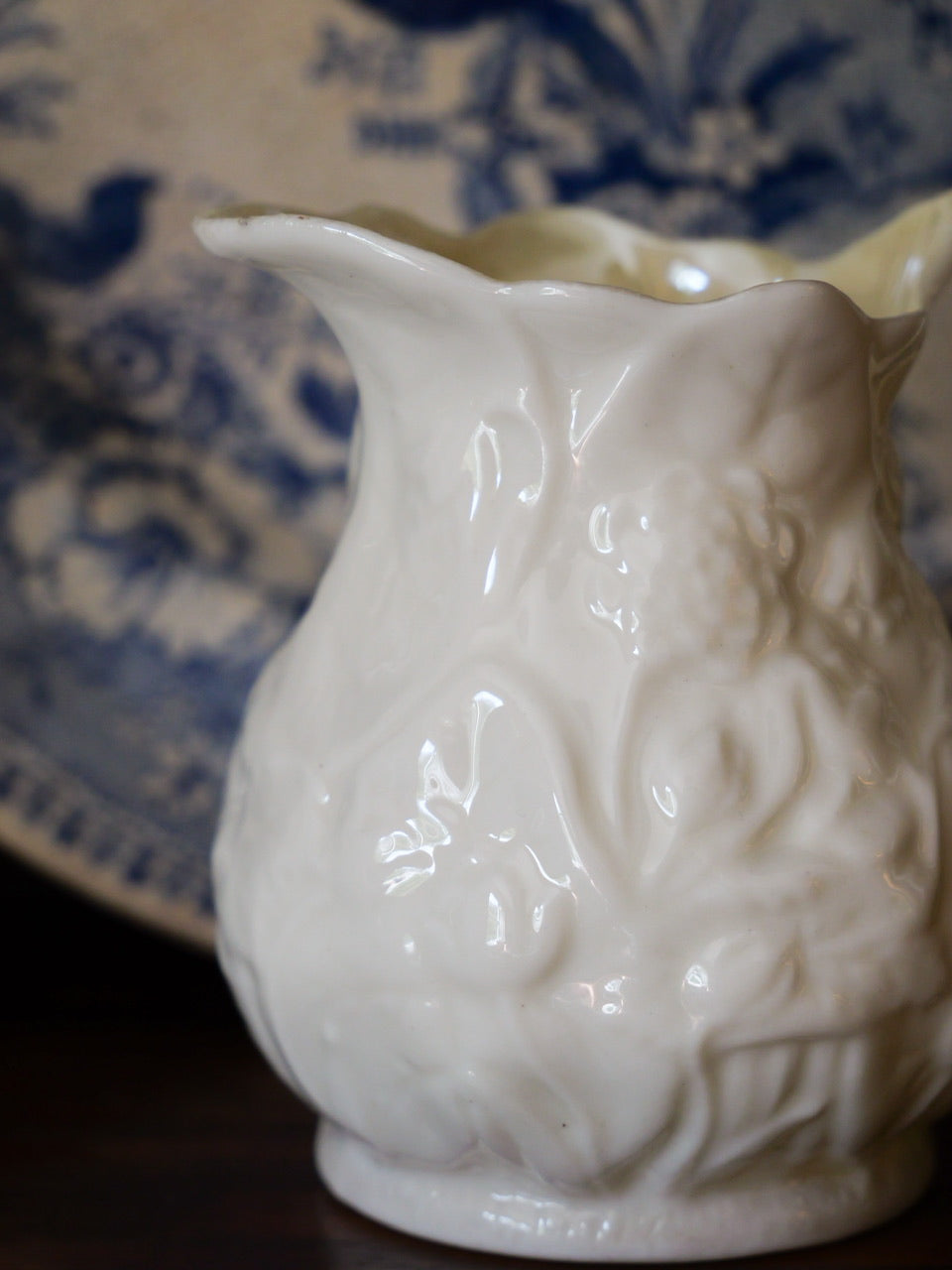 Tiny Vintage Irish Pearlised Milk Jug