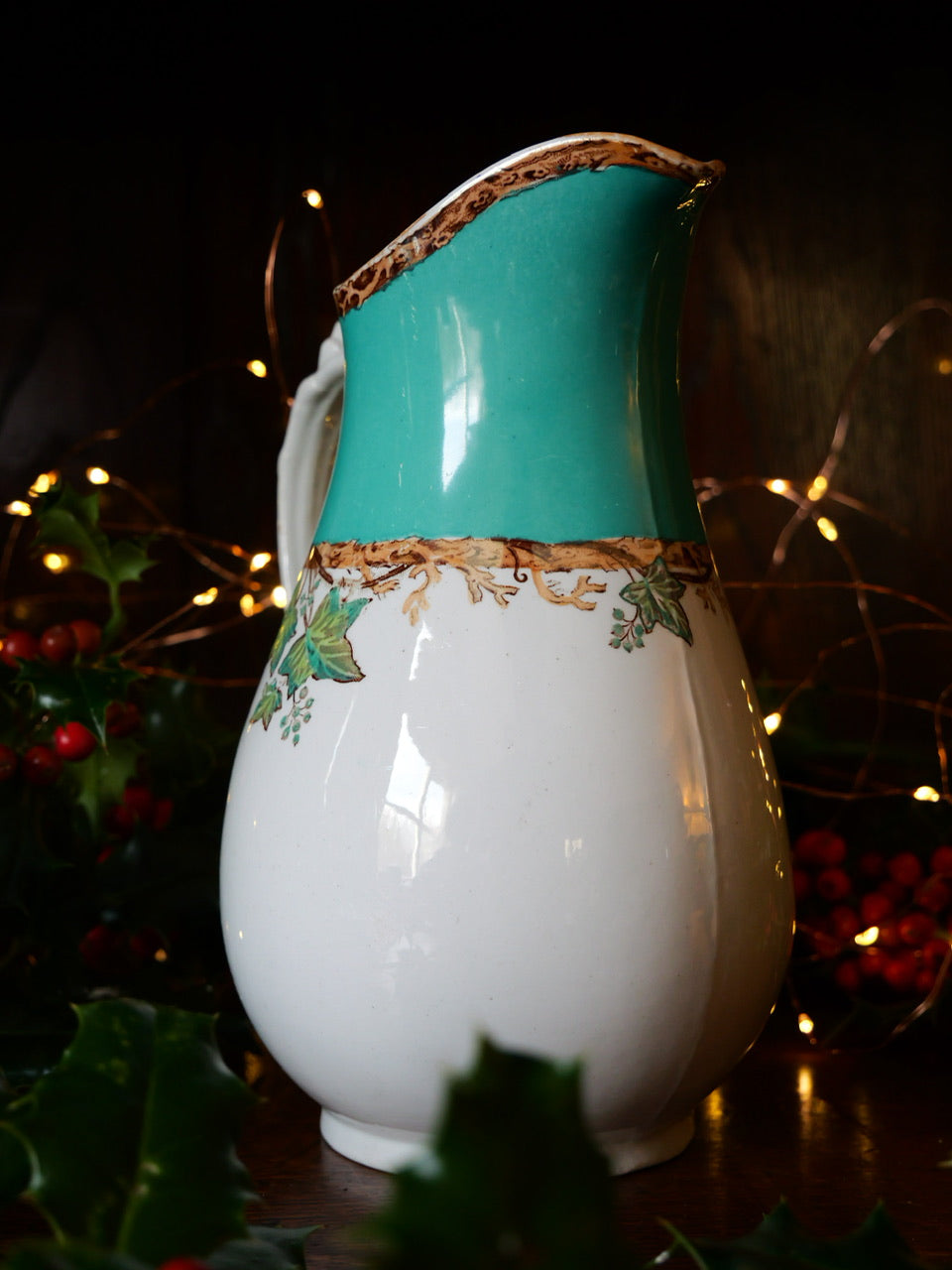 Victorian Ivy Lustre Jug