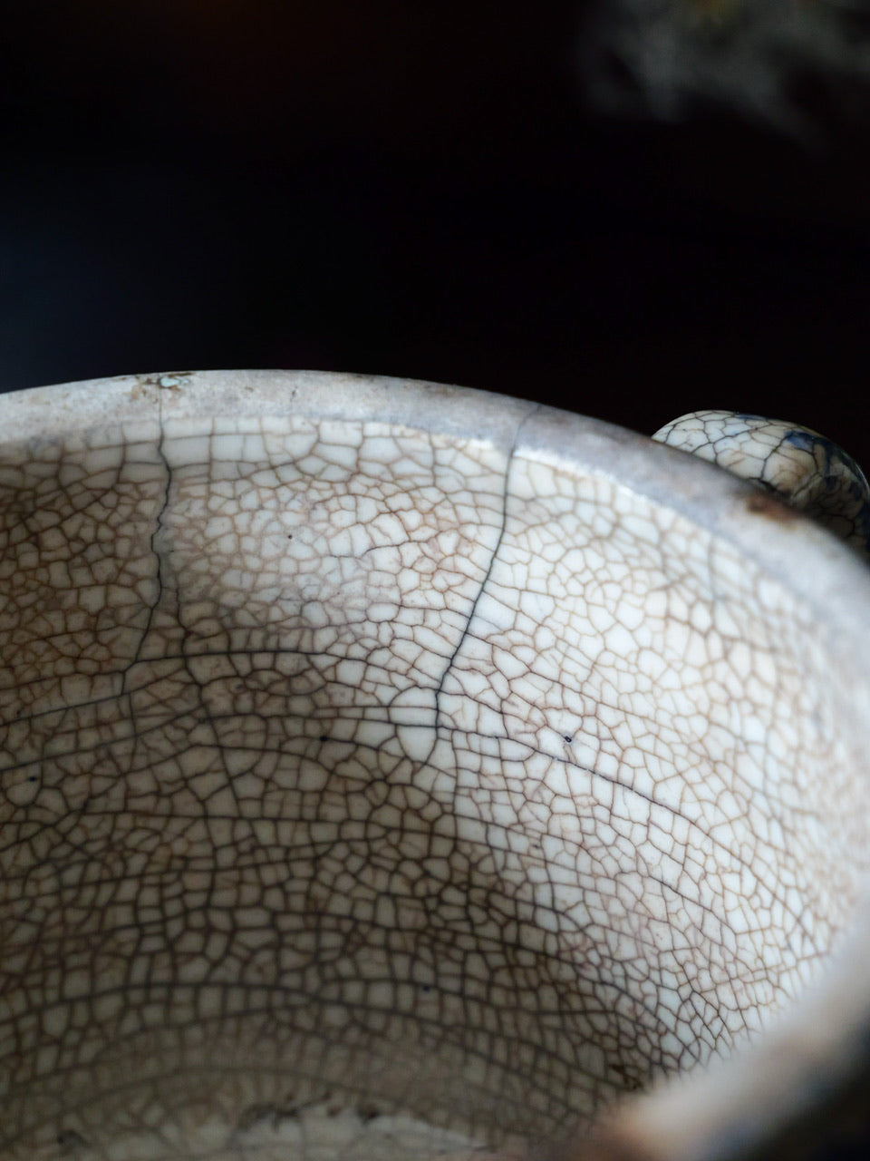 Antique Primitive Spongeware Mug