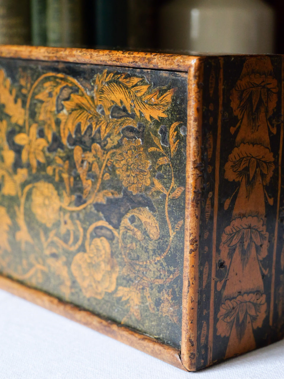 Antique Regency Penwork Box