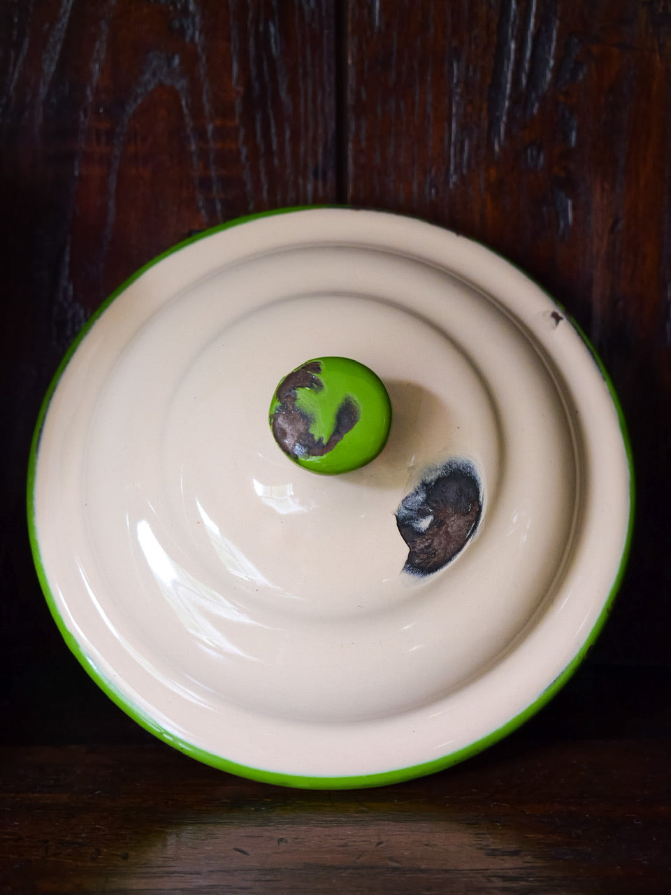 Vintage Enamel ‘Currants’ Container