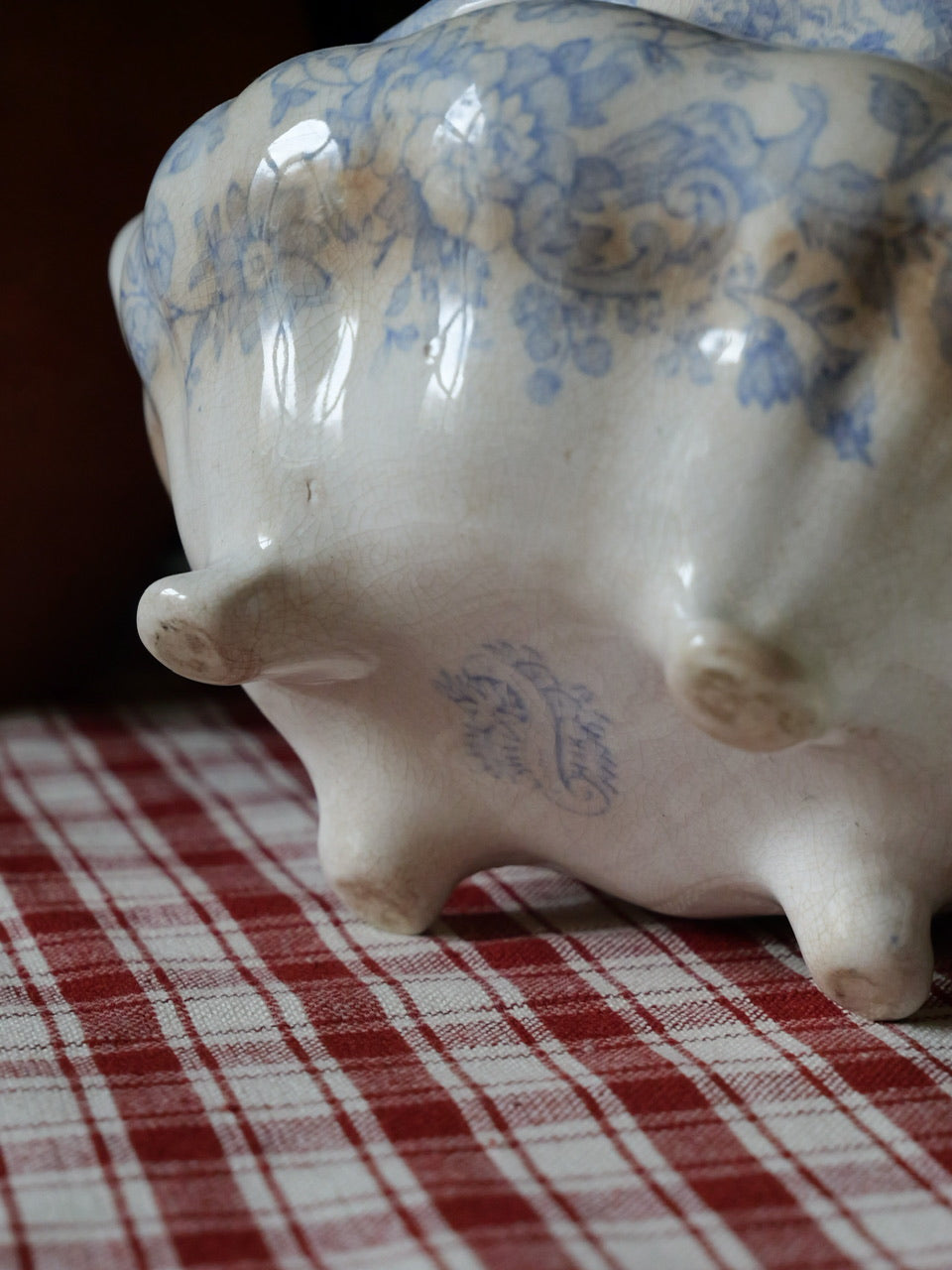 Small Antique Asiatic Pheasants Tureen