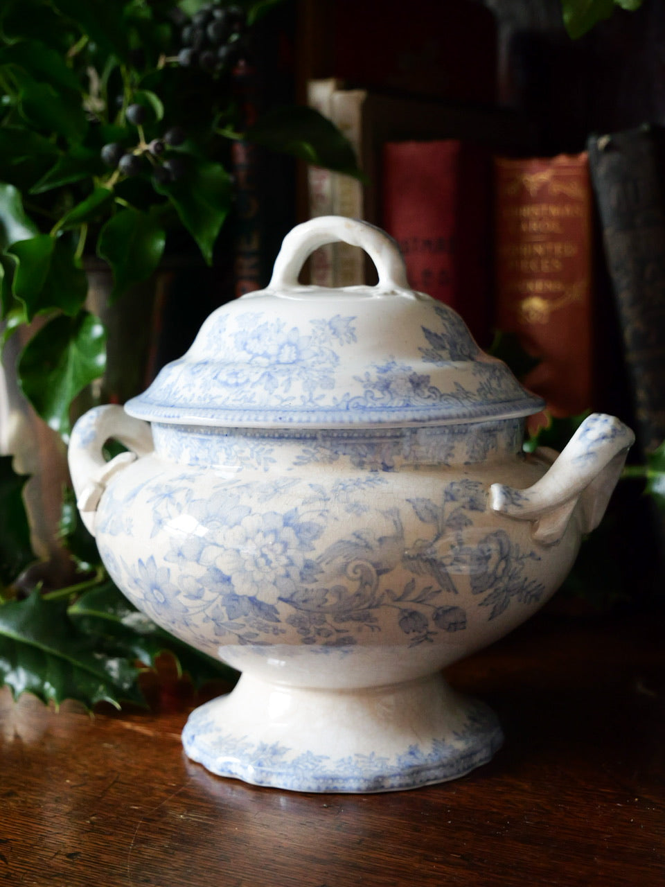 Antique Asiatic Pheasant Sauce Tureens (Set of Two)