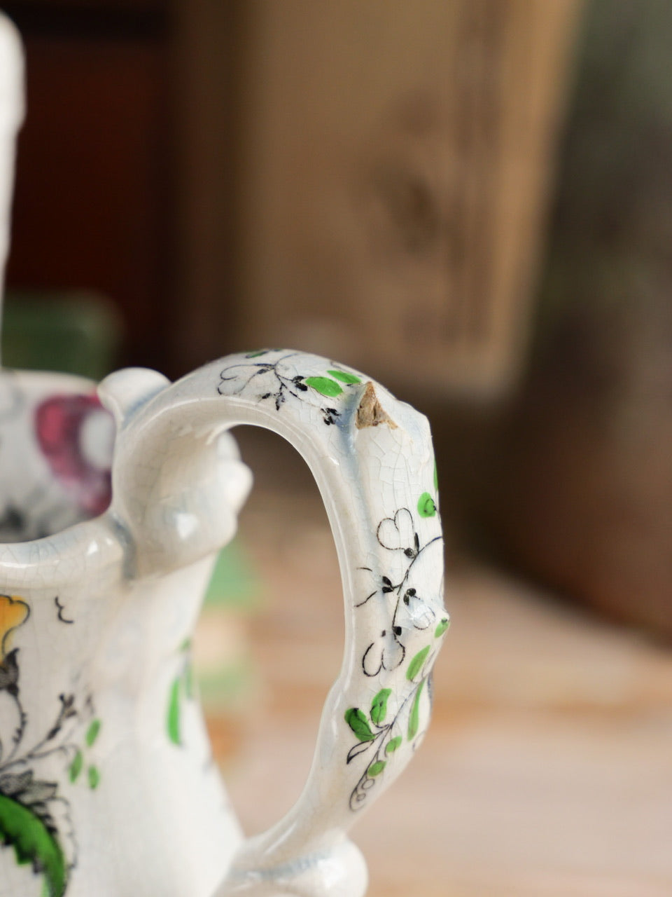 Antique Transferware Jugs - Set of 2