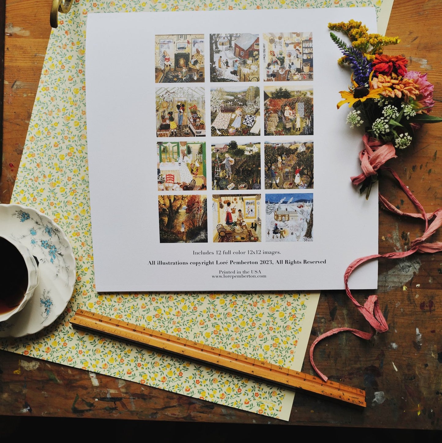 Loré Pemberton 2024 Calendar Saving Grandma’s Garden
