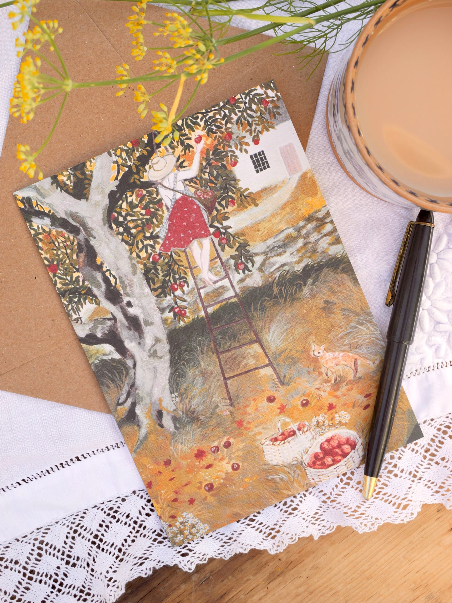 ‘Oldest in the Orchard’ - Greeting card by Loré Pemberton