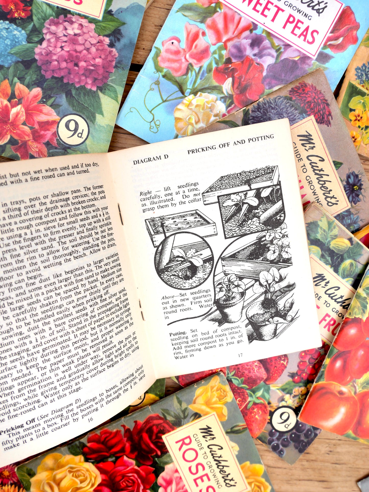Vintage ‘Mr Cuthbert’s’ Gardening Guides
