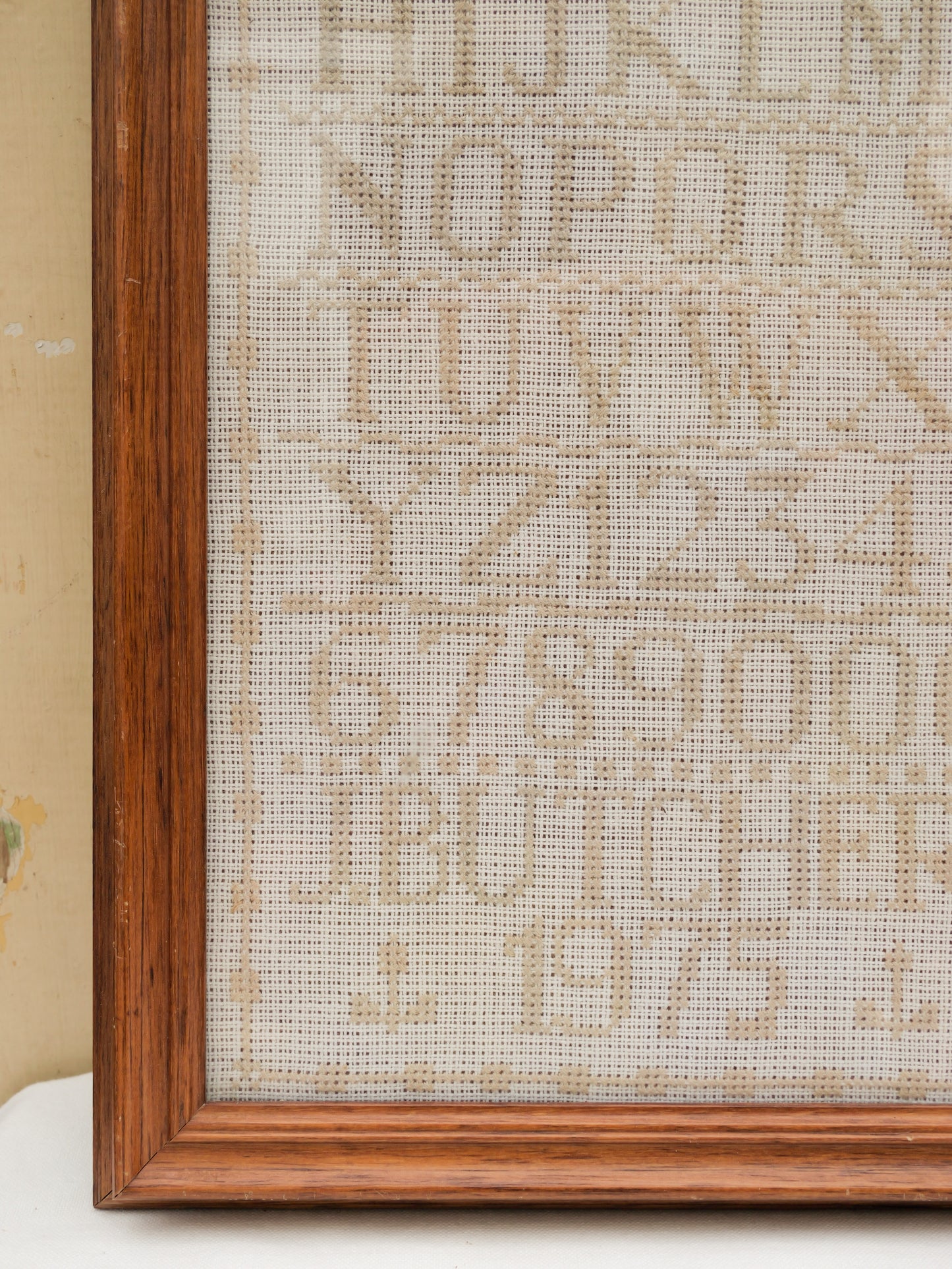 Vintage Neutral Alphabet Sampler