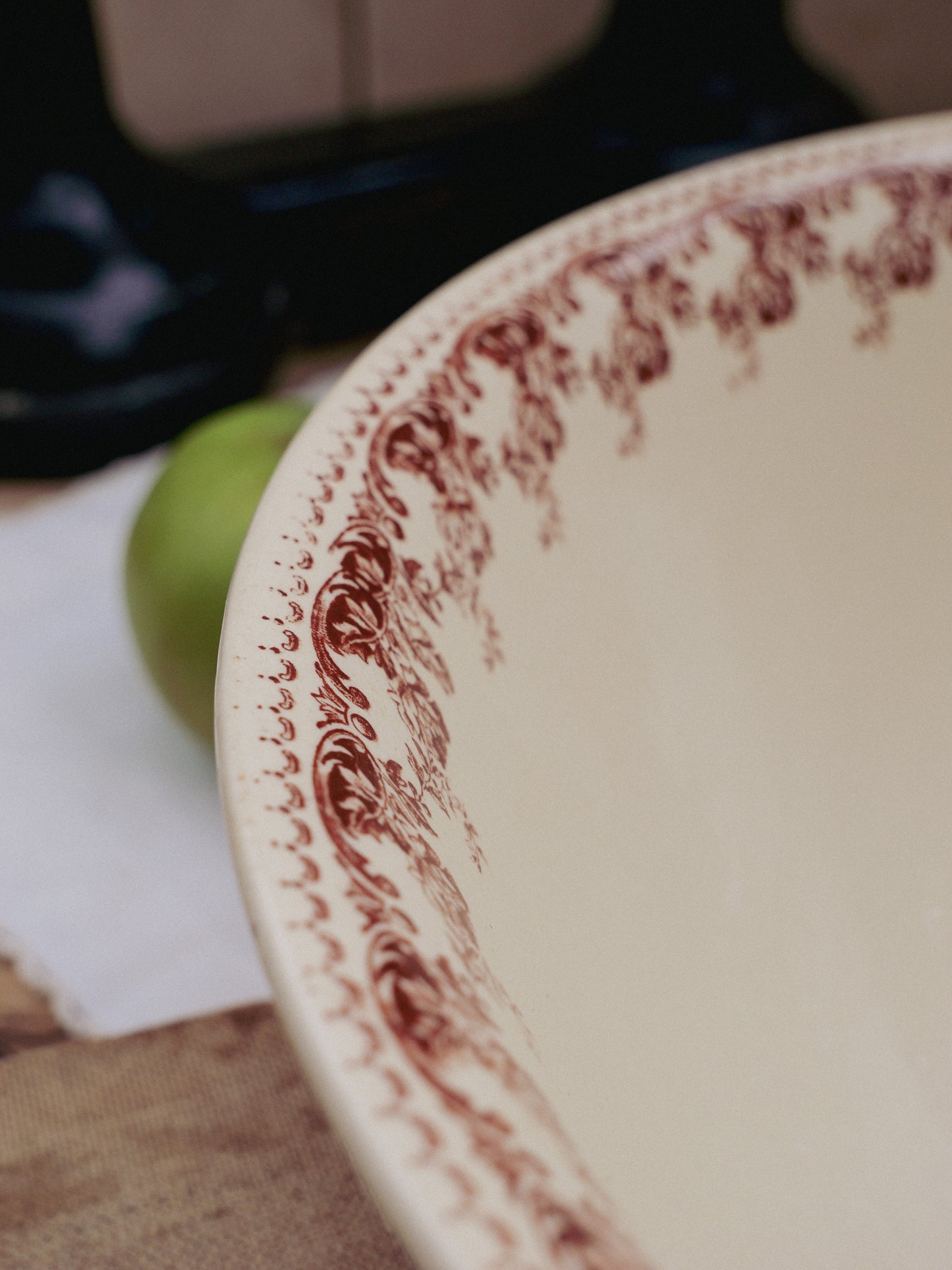 Vintage Pretty Transferware Bowl